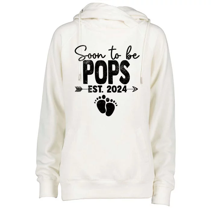 Soon To Be Pops Est 2024 Retro Promoted To Pops 2024 Gift Womens Funnel